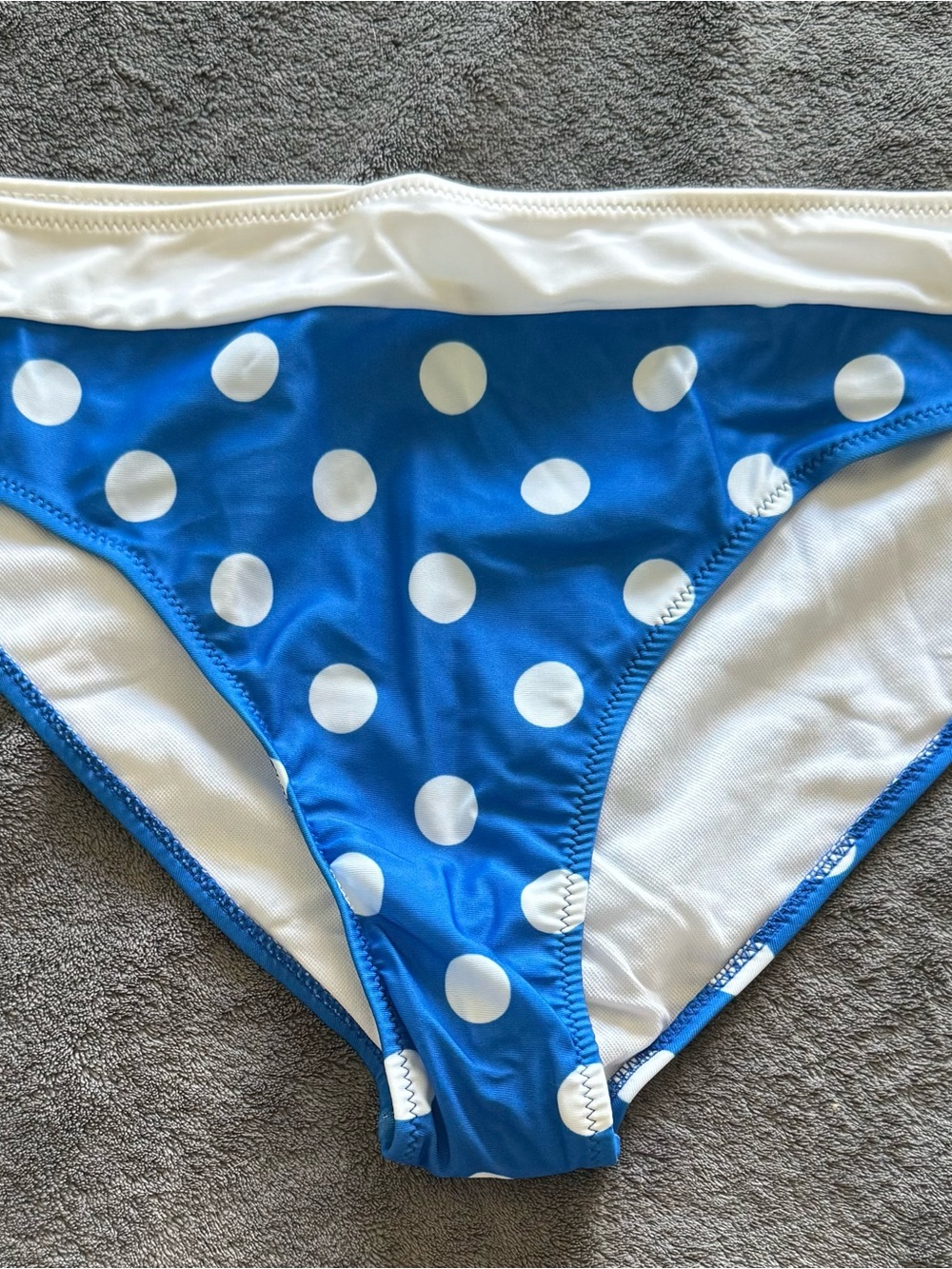 Polka Dot Blue Bikini Bottoms